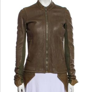 Rick Owens leather jacket